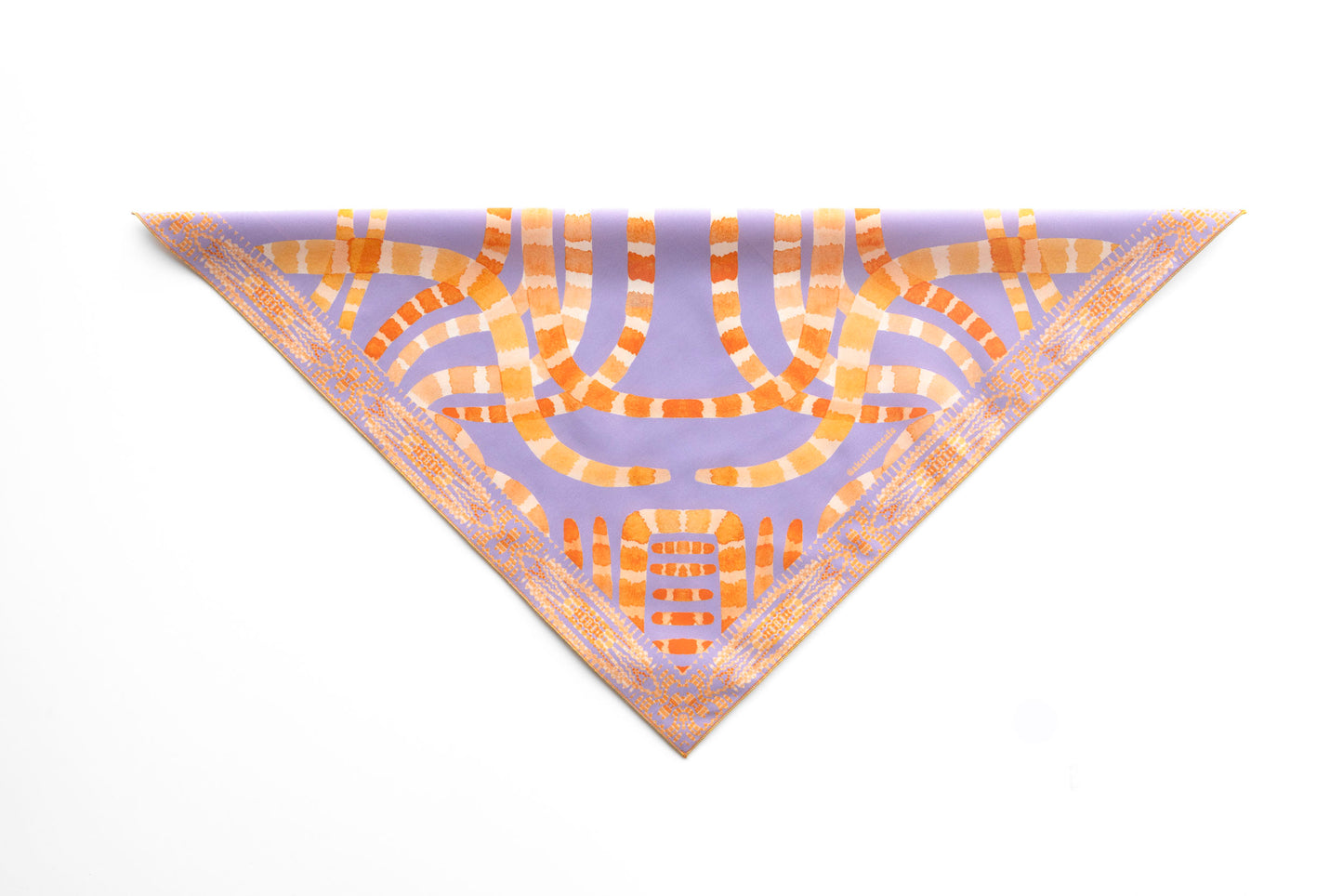 Lavender and Tangerine bandana