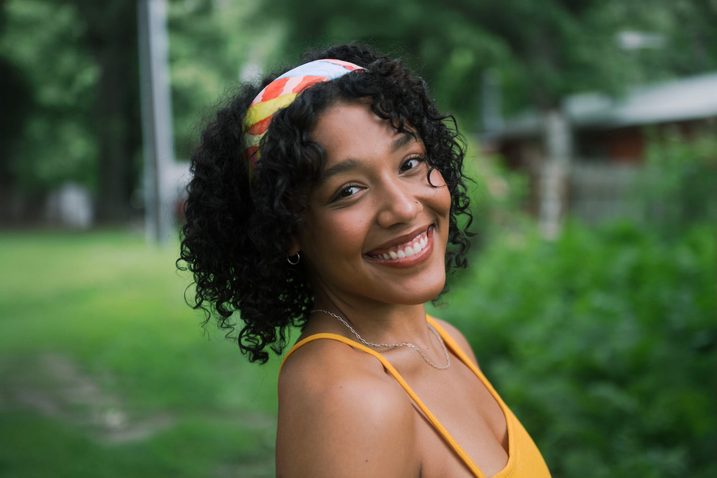 Yellow Stripes bandana