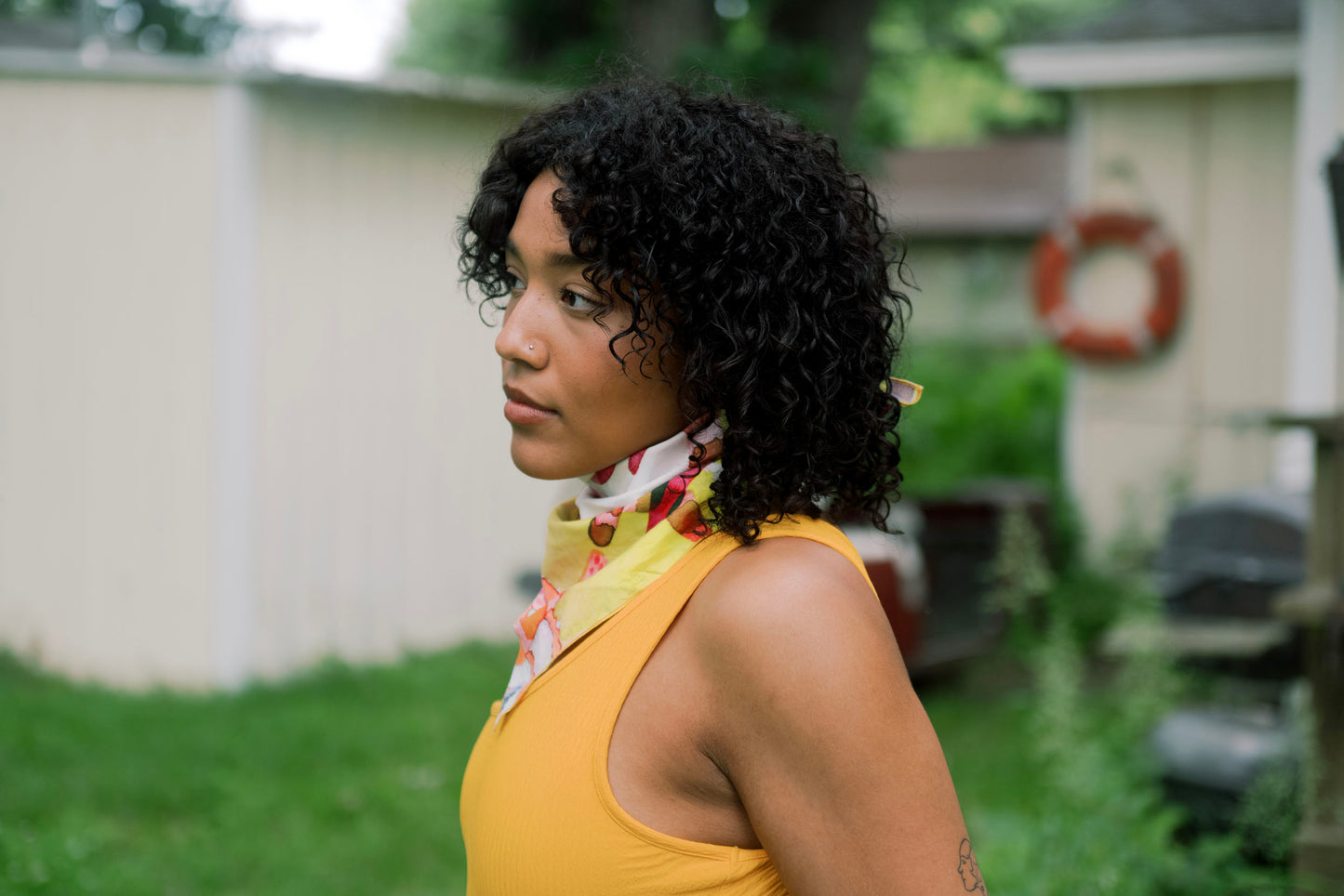 Yellow Stripes bandana