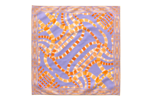 Lavender and Tangerine bandana