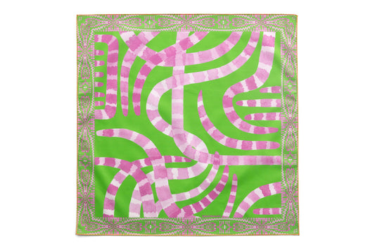 Green and Pink bandana