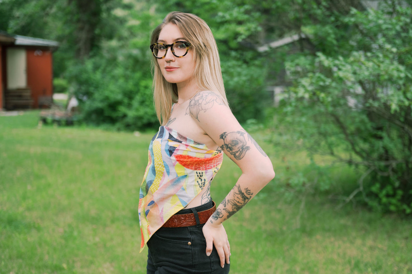 Blue Ring bandana
