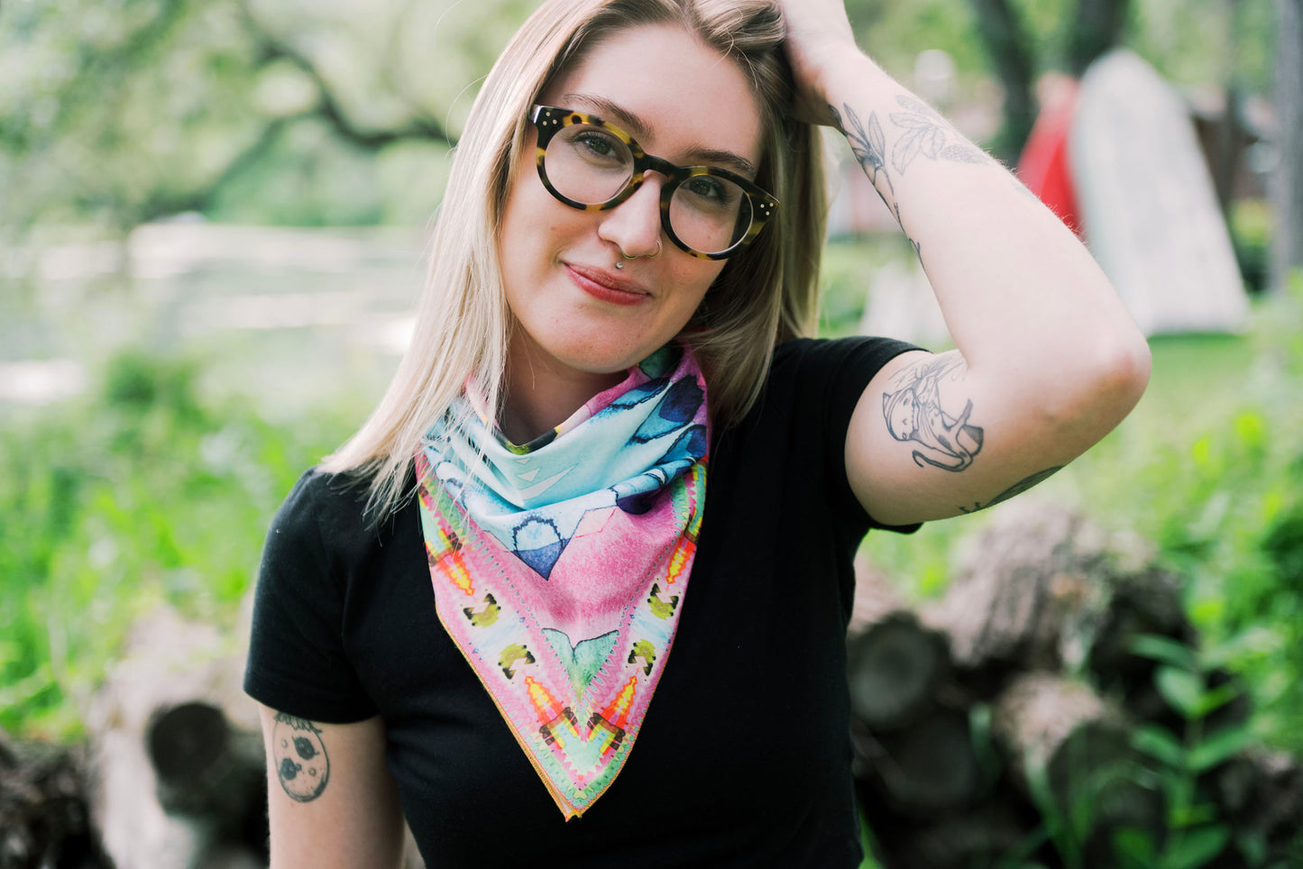Blue Eyes bandana